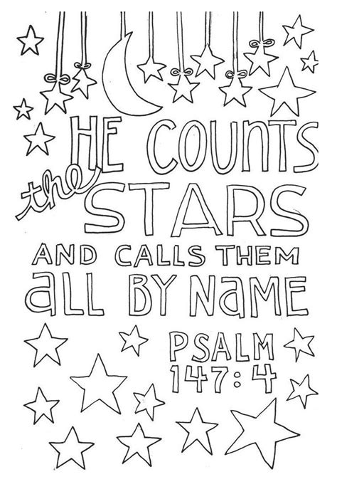 Printable Psalm Coloring Pages Sketch Coloring Page