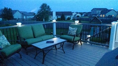 Trex Deck With Lights Top Notch Building Supply