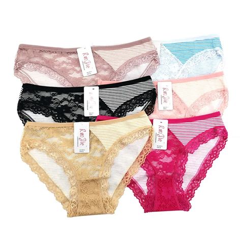 Hot Women Cotton Panties Sweet Girl Briefs Lace Soft Comfortable Panties Cotton Panties Buy