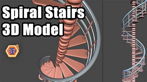 Blender Tutorial Modeling Tips And Tricks Spiral Stairs 3d Model Youtube