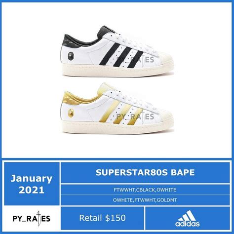 Bape × Adidas Superstar 80sが2021年1月に海外発売予定 God Meets Fashion