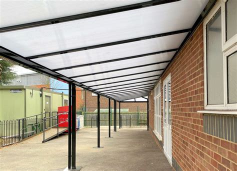 Rose Lane Primary School | School Canopy | Wall Mounted Canopy - Able ...