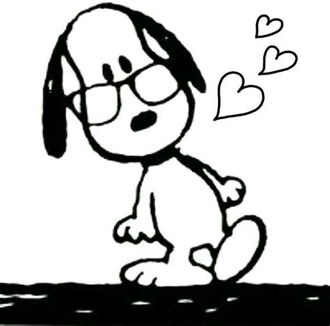 Glasses Snoopy Drawing Snoopy Snoopy Love