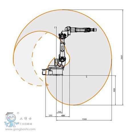 Abb焊接机器人工作站组件 Irb 1520id高精度弧焊机器人 机器人本体弧焊机器人 工博士工业品中心