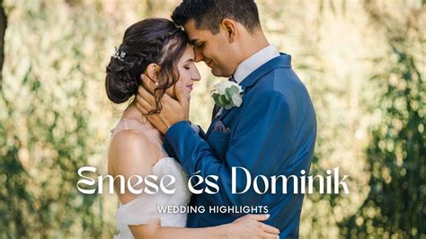 Emese és Dominik 2023 Esküvői Videó Wedding Highlights Nádas