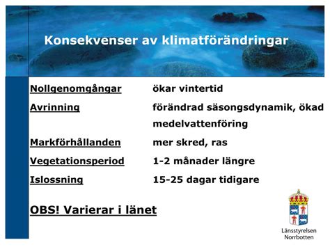 Ppt Anpassning Till Ett F R Ndrat Klimat Powerpoint Presentation