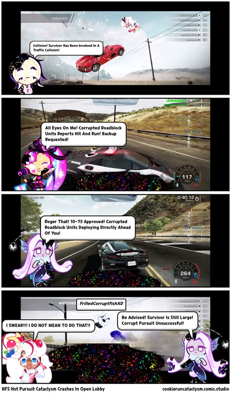 NFS Hot Pursuit Cataclysm Crashes In Open Lobby Comic Studio