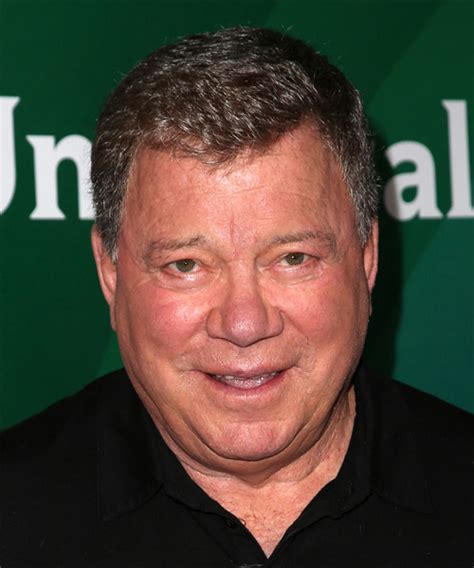 William Shatner Short Straight Brunette Hairstyle