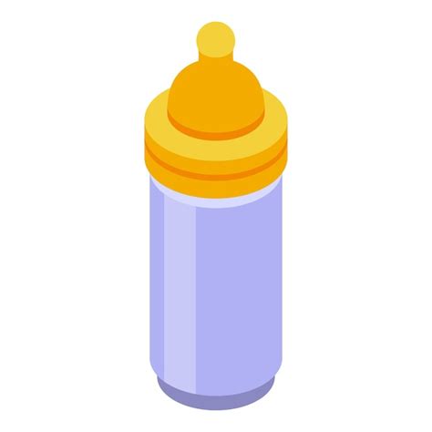 Premium Vector Baby Milk Bottle Icon Isometric Vector Food Formula