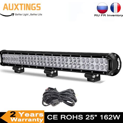 W Led Bar Offroad Dual Row Led Light Bar For Tractor Boat Off