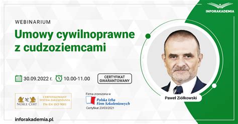 Webinarium Umowy Cywilnoprawne Z Cudzoziemcami Z Gwarantowanym