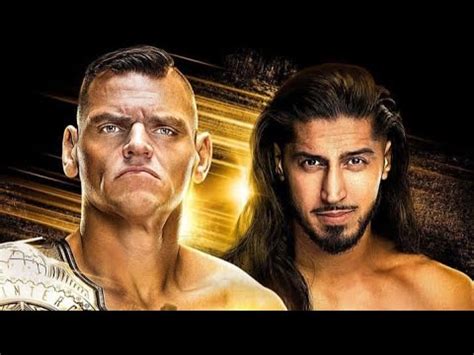 Gunther Vs Mustafa Ali Official Match Card At Night Of Champions