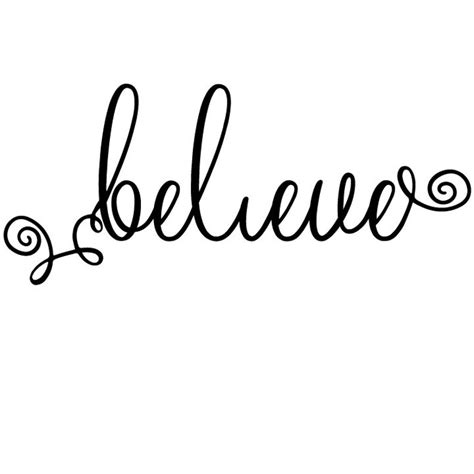 Believe Svg Believe Svg File Believe Png Believe Hand Drawn Etsy