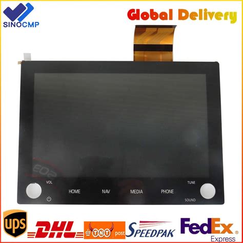 8 LCD MONITOR TOUCH SCREEN 2 KNOBS 8740a076 040 For Mitsubishi