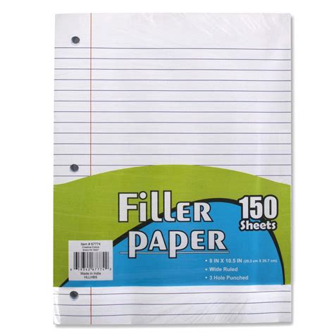 Notebook Filler Paper - Wide Ruled - 150 Sheets – Premier Dealz