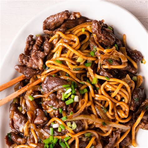 Mongolian Beef Noodles Marion S Kitchen