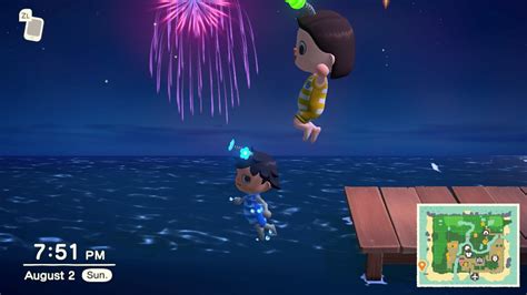 Animal Crossing New Horizons Fireworks Night A Photo Album