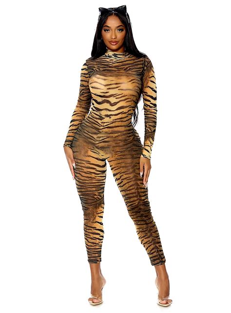 Sexy Tiger Catsuit Kostüm maskworld