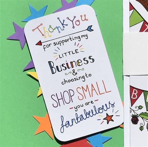 Sustainable Thank You Card 100 Recycled Card Blank Inside Etsy