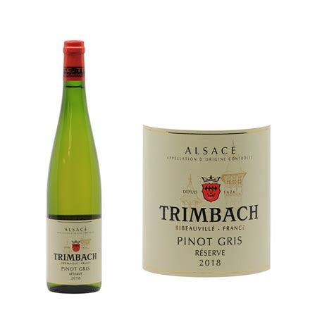 Pinot Gris R Serve Domaine Trimbach Alsace Vin Blanc