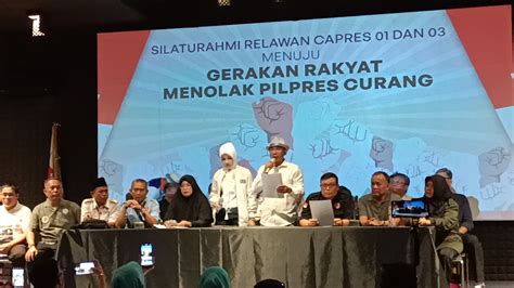 Massa Relawan Anies Dan Ganjar Demo DPR Pekan Depan Desak Hak Angket