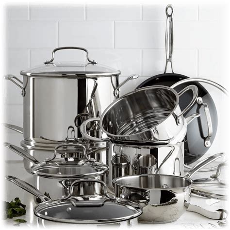 MorningSave 14 Piece Cuisinart Chef S Classic Cookware Set