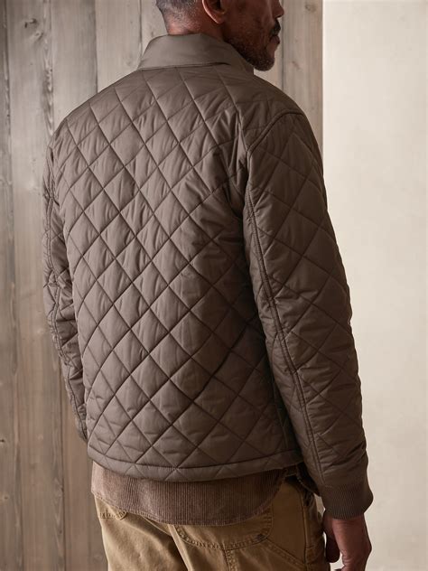 Diamond Quilted Jacket Banana Republic Factory