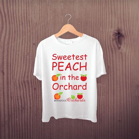 Entry 28 By Mohammadismail02 For Branstool Orchards Peach Tee Shirt