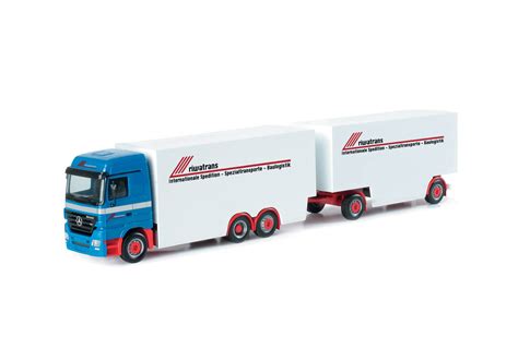 Herpa Mercedes Benz Actros Lh Koffer H Ngerzug Riwatrans