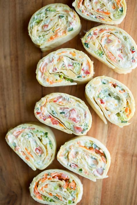 Vegetable Cream Cheese Tortilla Roll Ups Peas And Crayons Tortilla