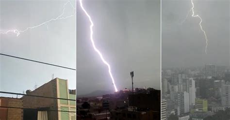 Relámpagos Truenos Y Lluvia Sorprendieron A Vecinos De Distritos De