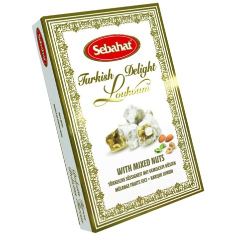 Sebahat Turkish Delight Gift Box Mixed Nut British X G Pacific