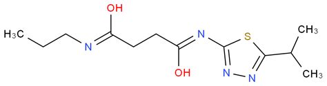 Butanediamide N1 5 1 Methylethyl 1 3 4 Thiadiazol 2 Yl N4 Propyl