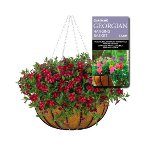 Gardman Georgian Hanging Basket 35cm Steel