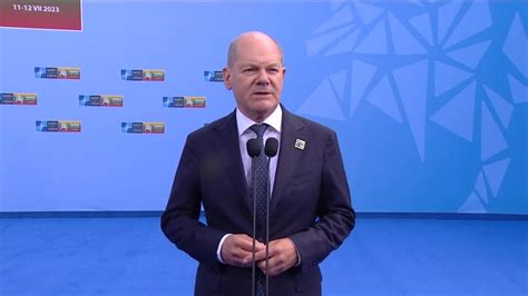 Video Scholz Mahnt Nato Einigkeit Mit Blick Auf Ukraine An Stern De