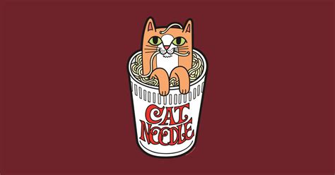 Cat Noodle - Cat - T-Shirt | TeePublic