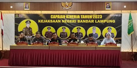 Capaian Kinerja Kejaksaan Negeri Bandar Lampung Tahun