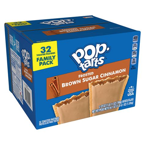 Kellogg S Pop Tarts Frosted Brown Sugar Cinnamon Toaster Pastries