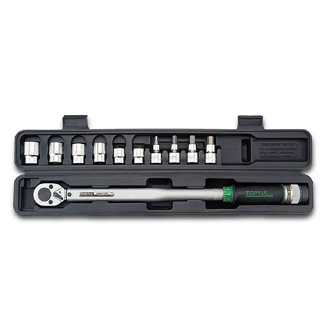 11PCS 1 2 DR Torque Wrench Set TOPTUL The Mark Of Professional Tools