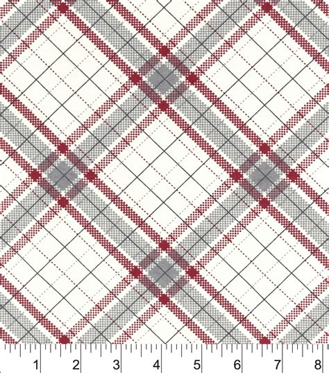 Snuggle Flannel Fabric Riley Plaid Joann