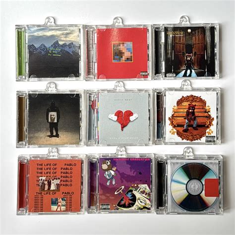 Yeezus Album MINI Music CD NFC Keychain Kanye West DIY Play Songs