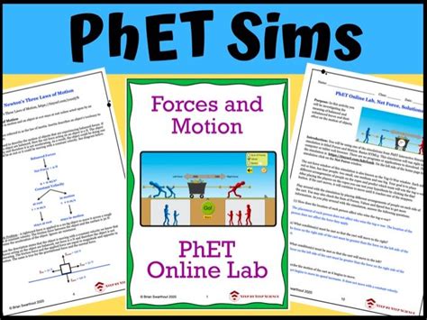 Phet Simulation Forces And Motion Teaching Resources