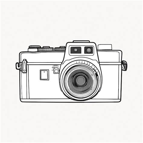 Premium Vector Vintage Camera Illustration Design