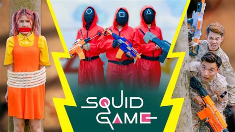 Squid Game 2021 Million Dollar Bonus Nerf War Warriors The Jurney To