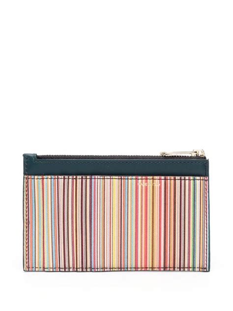 Paul Smith Logo Stamp Leather Wallet Farfetch