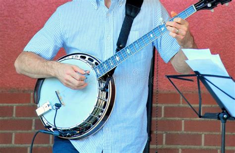 bluegrass banjo player stock image image  banjo
