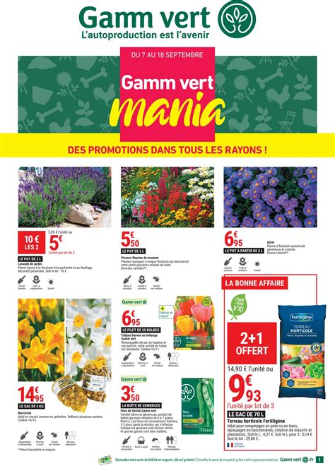 Gamm vert Catalogue actuel 07.09 - 18.09.2022