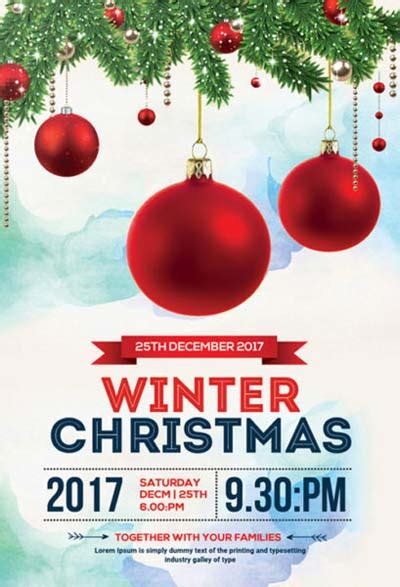 Best 35 Free Flyer Templates For Christmas Party Events For Free Download