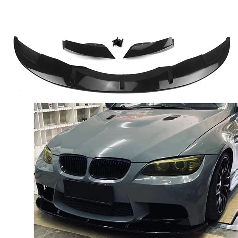 Alerón de parachoques delantero estilo V para BMW E90 E92 E93 M3 2007