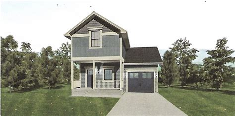 Edgewater Cottage Two Story Narrow Lot Design Liscott Custom Homes Ltd